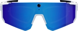 Slimme sportbril met camera COLMI V06 AI wit (blauwe lenzen)