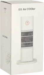 Draagbare mini water-aircooler met USB, tafelbevochtiger en torenventilator