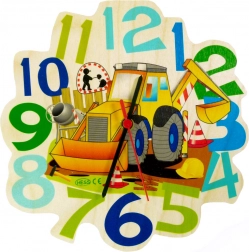 Hess Houten kinderklok Graafmachine