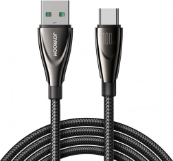 Kabel JOYROOM USB-A naar USB-C 100 W, 1,2 m, zwart