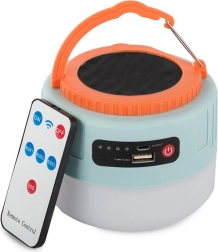 Zonne-kampeer LED-lantaarn met USB en afstandsbediening