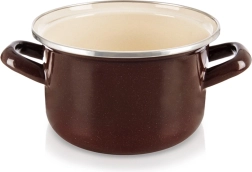 Geglazuurde pan BROWN 16 cm, 1,4 l