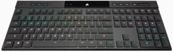 Draadloos mechanisch toetsenbord Corsair K100 RGB Air Ultra Dun Cherry MX