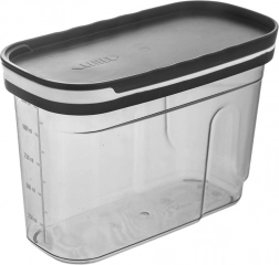 Voorraaddoos voor droge etenswaren met doseeropening 1,25 l