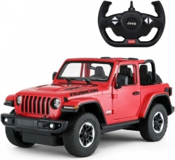 Jeep Wrangler Rubicon 1:14 radiografisch bestuurbaar model Rastar 2,4 GHz – rood