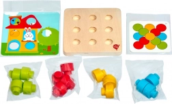 Kleurrijke mozaïek met grote pinnen LUCY & LEO