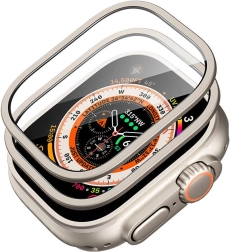 Beschermset voor Apple Watch Ultra ESR 49mm (hoesje + glas) (titaan)