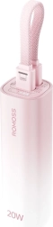 Mini powerbank Romoss roze 5000mAh