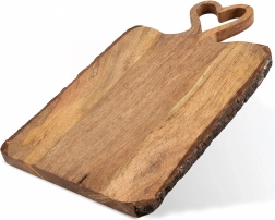 Houten snij- en serveerplank van mangohout 45 × 25 cm