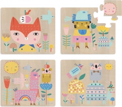 Vilac houten puzzel met zich ontvouwend verhaal