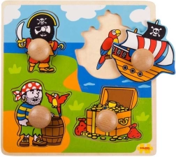 Inlegpuzzel Piraten van Bigjigs Toys