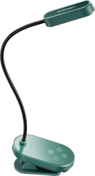 Miniatuur klemleeslamp groen