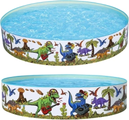 Tuinzwembad met dinosaurussen 244 × 46 cm Bestway