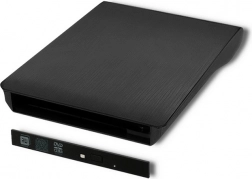 Externe behuizing voor optisch station CD/DVD SATA met USB 3.0 (9,5 mm)