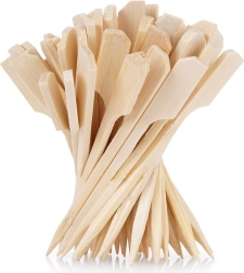 Bamboe cocktailprikkers 9 cm, 50 stuks