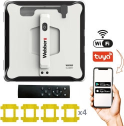 Webber robotische raamreiniger met app en reservoir