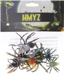 Plastic spinnen 10 stuks in zakje