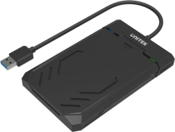 Unitek externe USB 3.0 aluminium behuizing voor 2,5" HDD/SSD SATA met UASP