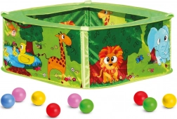 Bino groene ballenbak met ballen