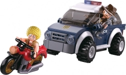 Sluban politie offroad en dief op motor