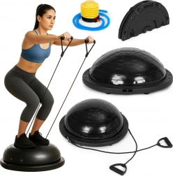 Balans-halfrond met weerstandsbanden en voetpomp ModernHome