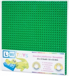 Bouwplaat 32×32 donkergroen