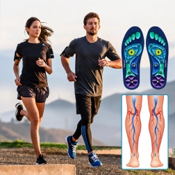 Magnetische massage-inlegzolen voor schoenen met acupressuur L (44–47) - 1 stuk