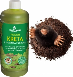 Ecologische verjager voor mollen, woelmuizen en knaagdieren Bariera 1 l