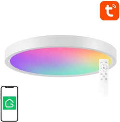 Slim Plafondlamp 30cm WiFi/Bluetooth 16M RGBCW Gosund LB12 1920lm Tuya met Afstandsbediening