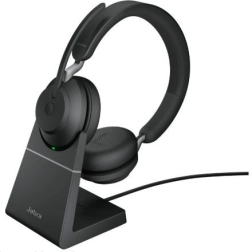 Draadloze koptelefoon Jabra Evolve2 65 met microfoon - zwart