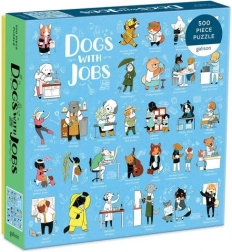 Galison puzzel Honden aan het werk 500 stukjes