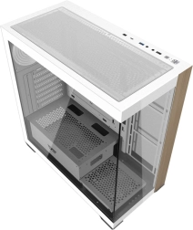 Computerbehuizing Darkflash DS900W, wit, zonder ventilatoren