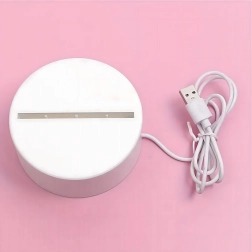 Nacht-LED-lampje hart 3D-illusie via USB