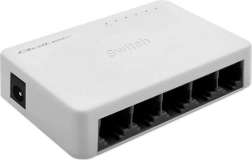 Qoltec netwerkswitch 5× RJ45, 100 Mb/s Fast Ethernet LAN