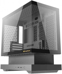 Computerbehuizing Darkflash F1 zwart met 6 ARGB-ventilatoren