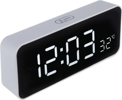 Wekker met thermometer