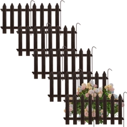 Bruin tuinhek 30 × 30 cm, set van 10 stuks