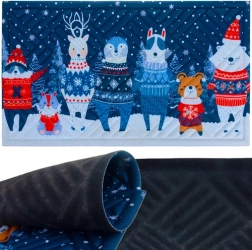 Kerstdeurmat RUHHY 75 × 45 cm