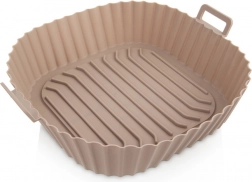 Siliconen inzetmand voor heteluchtfriteuse 22 cm – beige