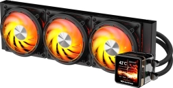 CPU-waterkoeling DarkFlash Explore DE360 360 mm met IPS-display (zwart)