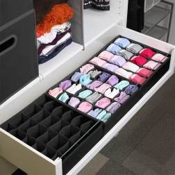 Textiele organizer voor lade met 24 vakken