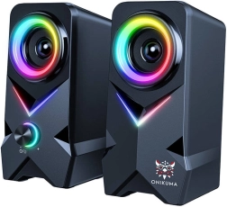 Onikuma gamingluidsprekers met RGB-verlichting