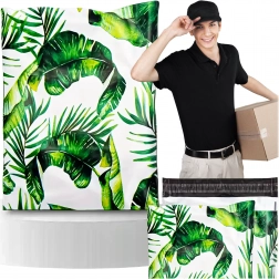 Foliopack koeriersenveloppen 255 × 370 mm, groene bladeren, 50 stuks