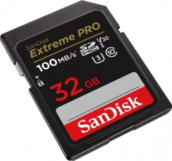 SanDisk Extreme Pro SDHC 32 GB Geheugenkaart UHS-I U3 V30 100/90 MB/s