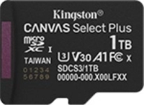 MicroSD geheugenkaart 1TB Canvas Select+ G3 150MB/s