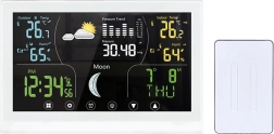 Solight weerstation met kleurendisplay, wit
