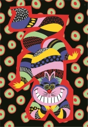 Puzzel 500 stukjes Hoge kwaliteit, Cheshirekat uit Alice