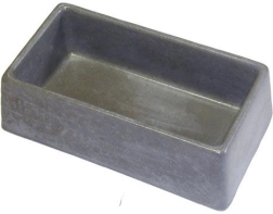 Betonnen voerbak voor knaagdieren rechthoekig 245 × 135 × 75 mm