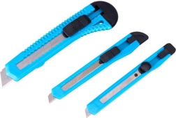 Set afbreekmessen 3 stuks