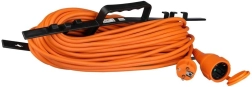 V-TAC verlengkabel voor buiten 30 m 16 A op haspel met afdekkap